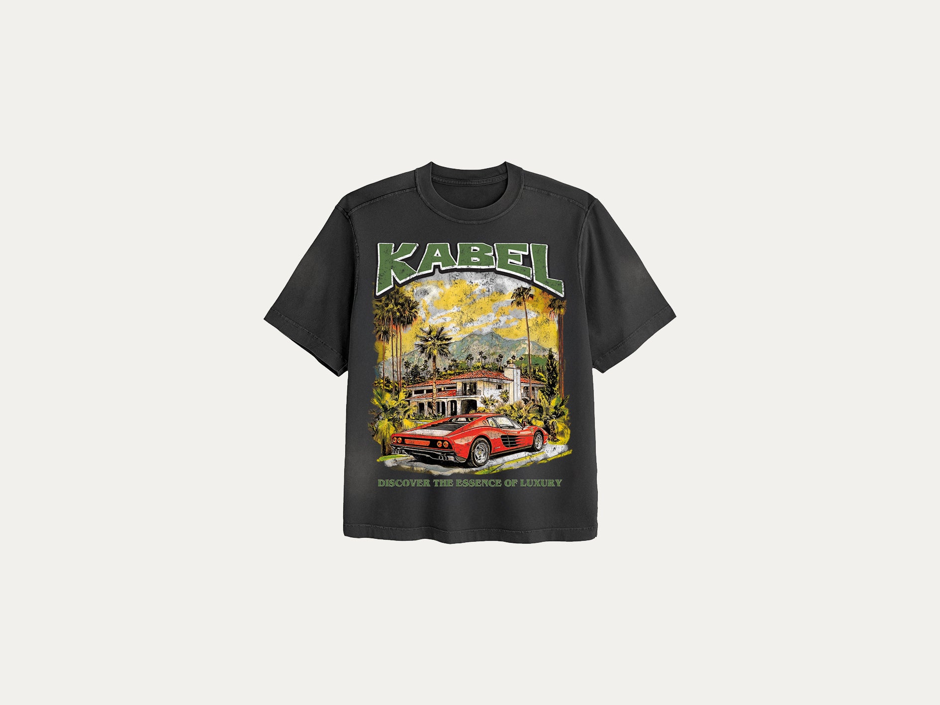 Essence Washed Black T-Shirt