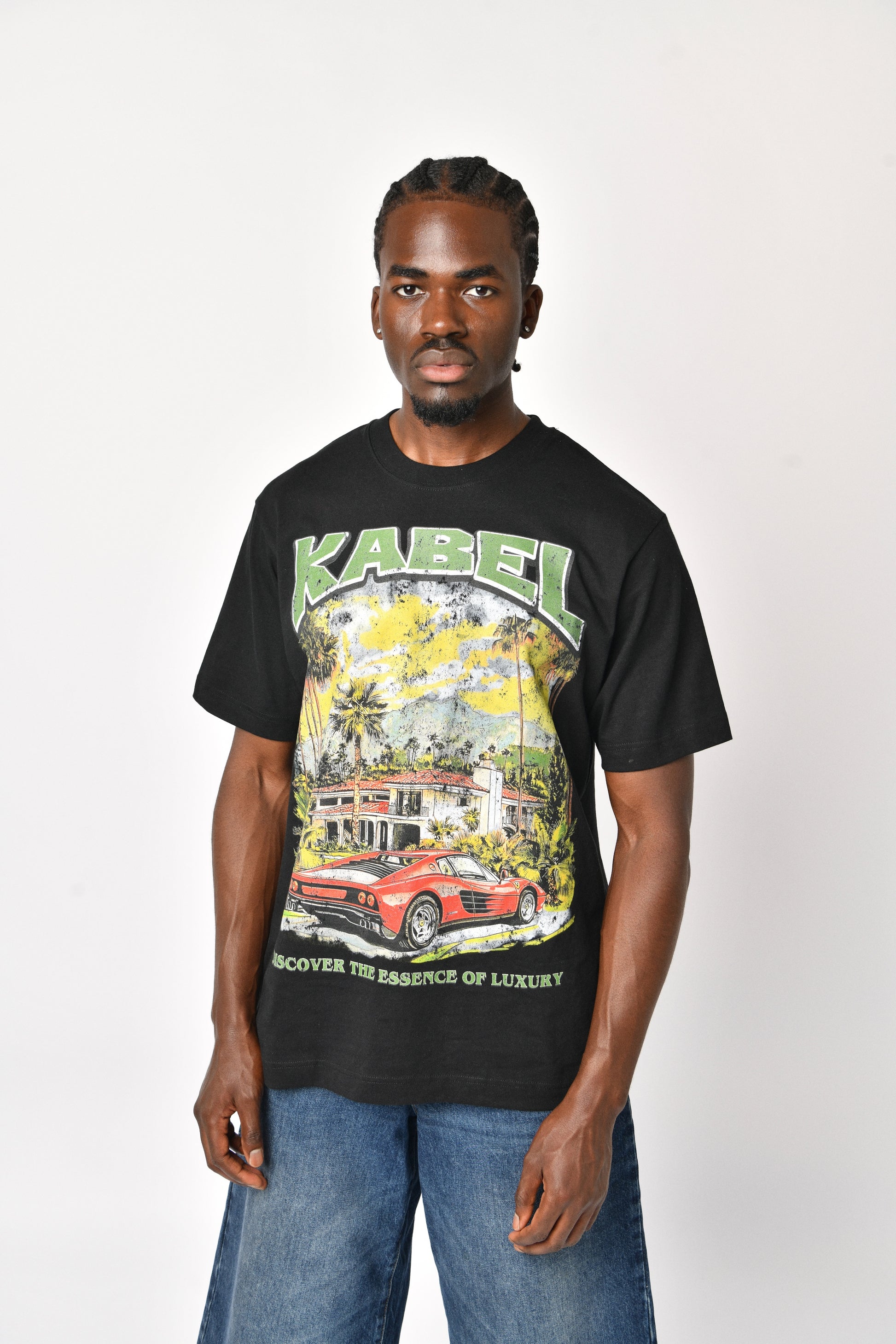 Essence Washed Black T-Shirt