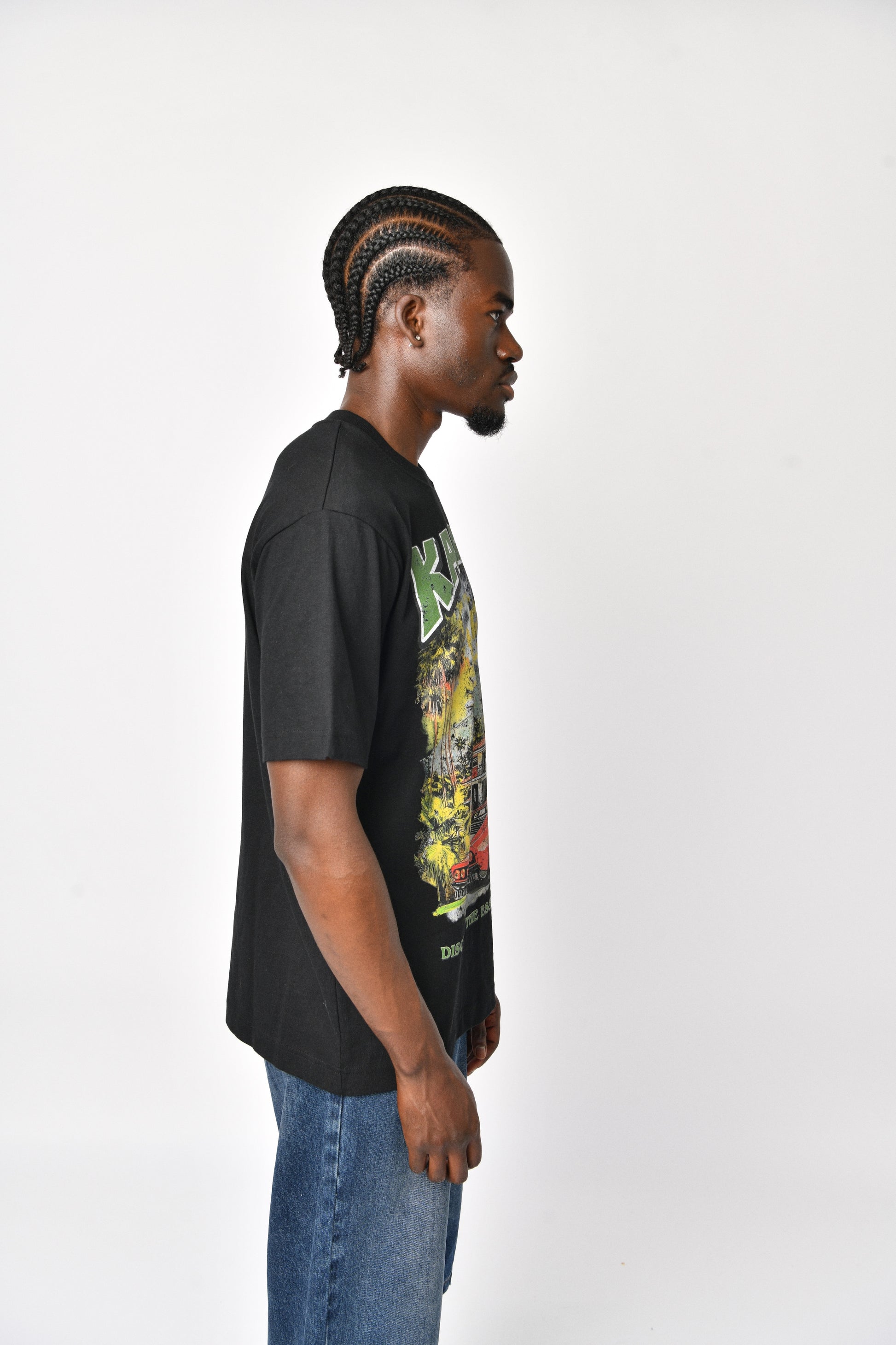 Essence Washed Black T-Shirt