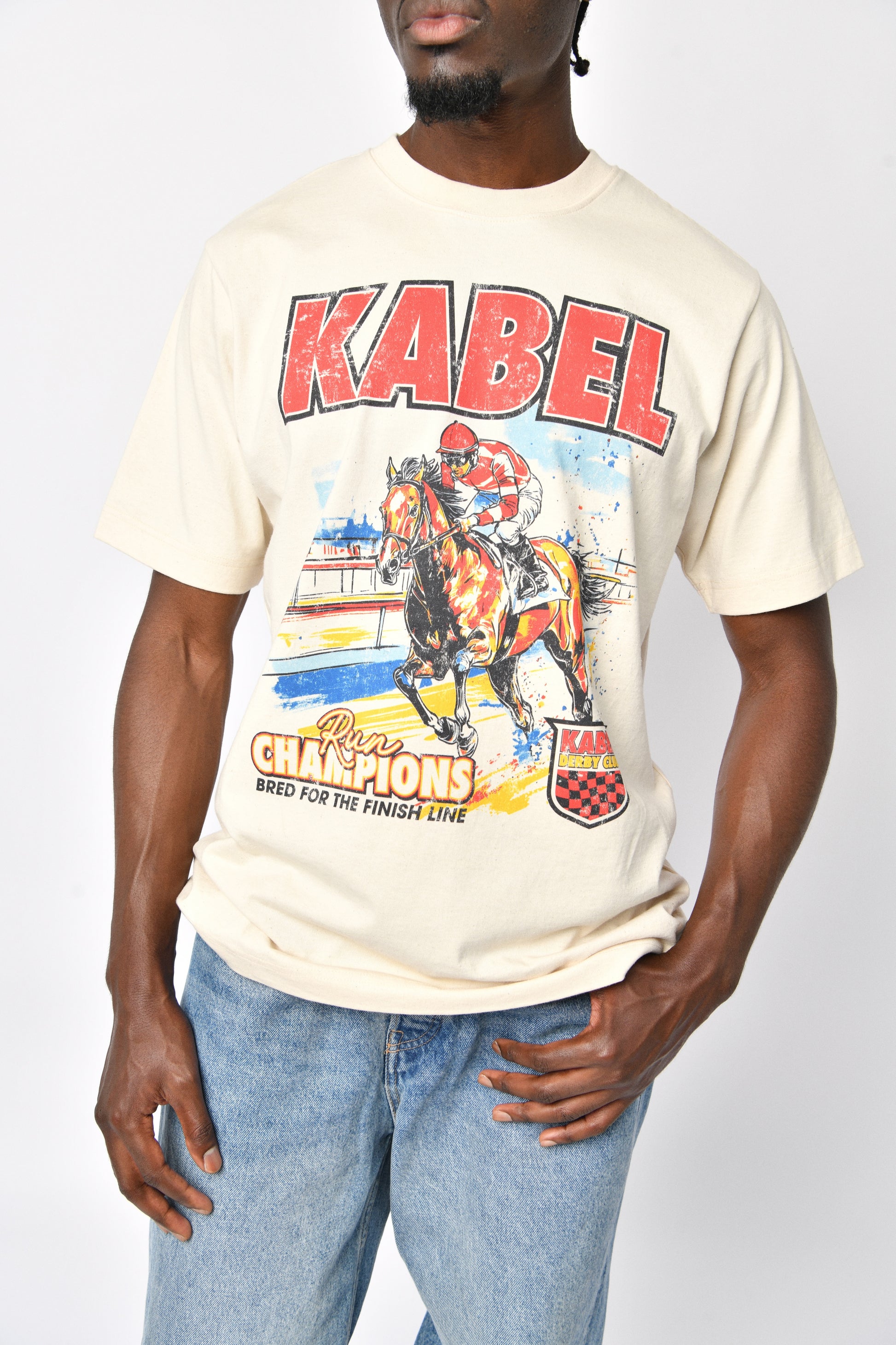 Run Champions off White T-Shirt