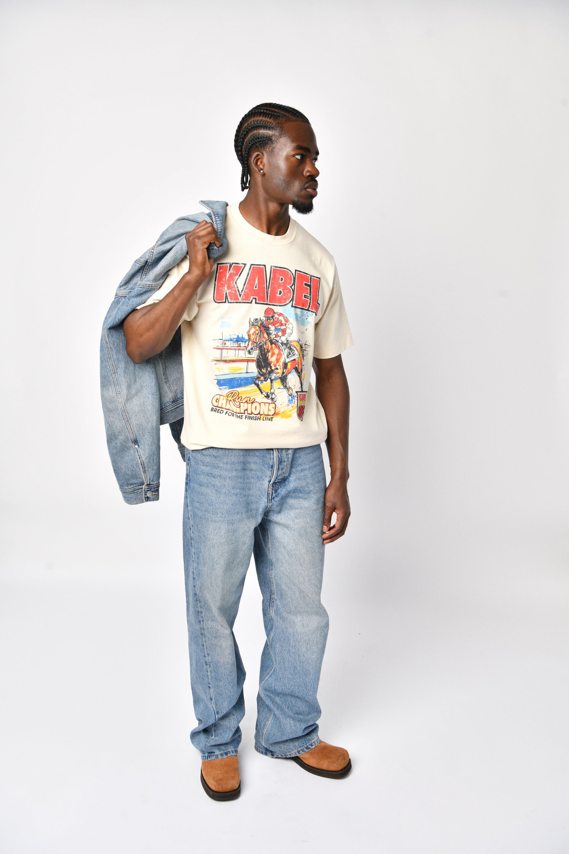 Run Champions off White T-Shirt