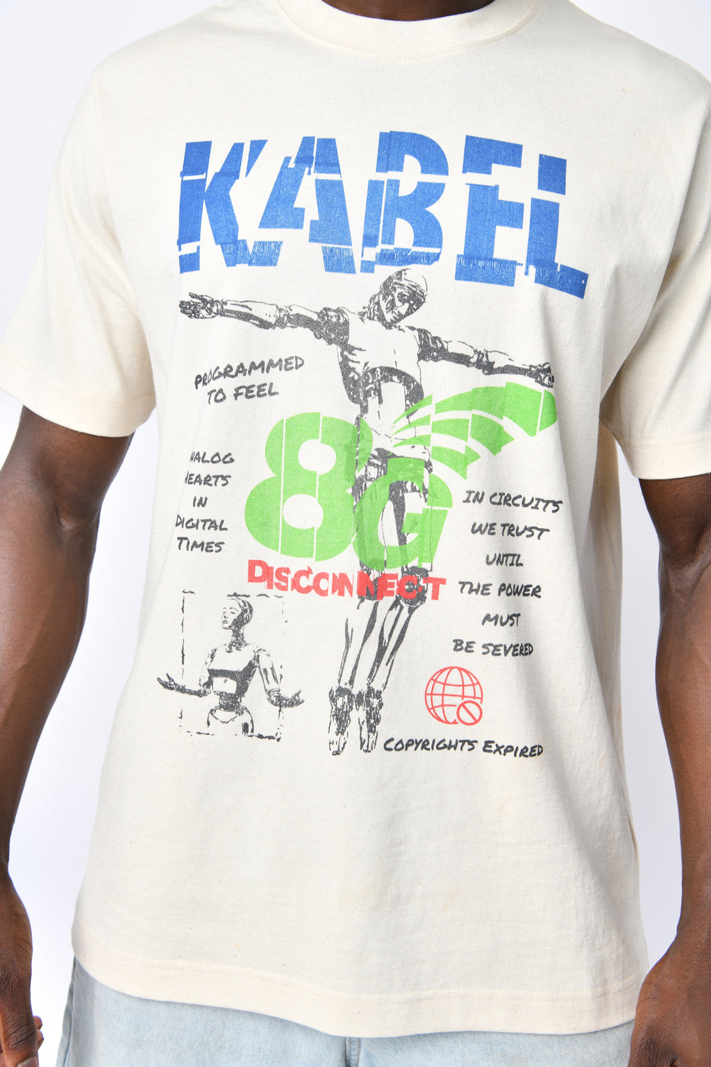 Disconnect Off White T-Shirt