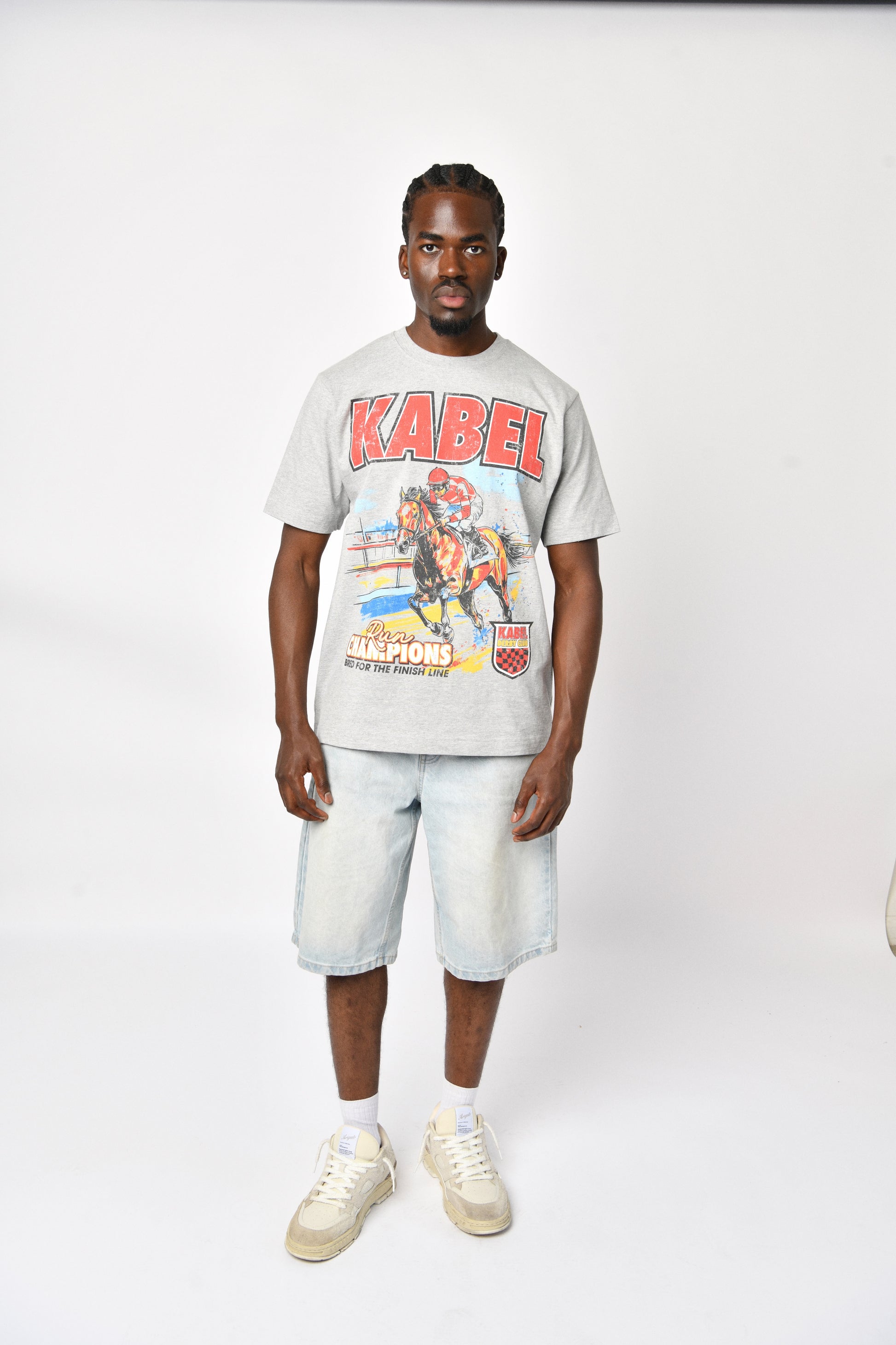 Run Champions Grey T-Shirt
