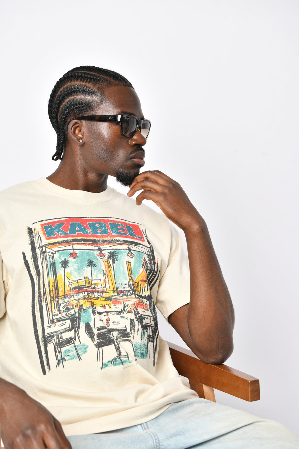 Banquet Luxury Off White T-Shirt