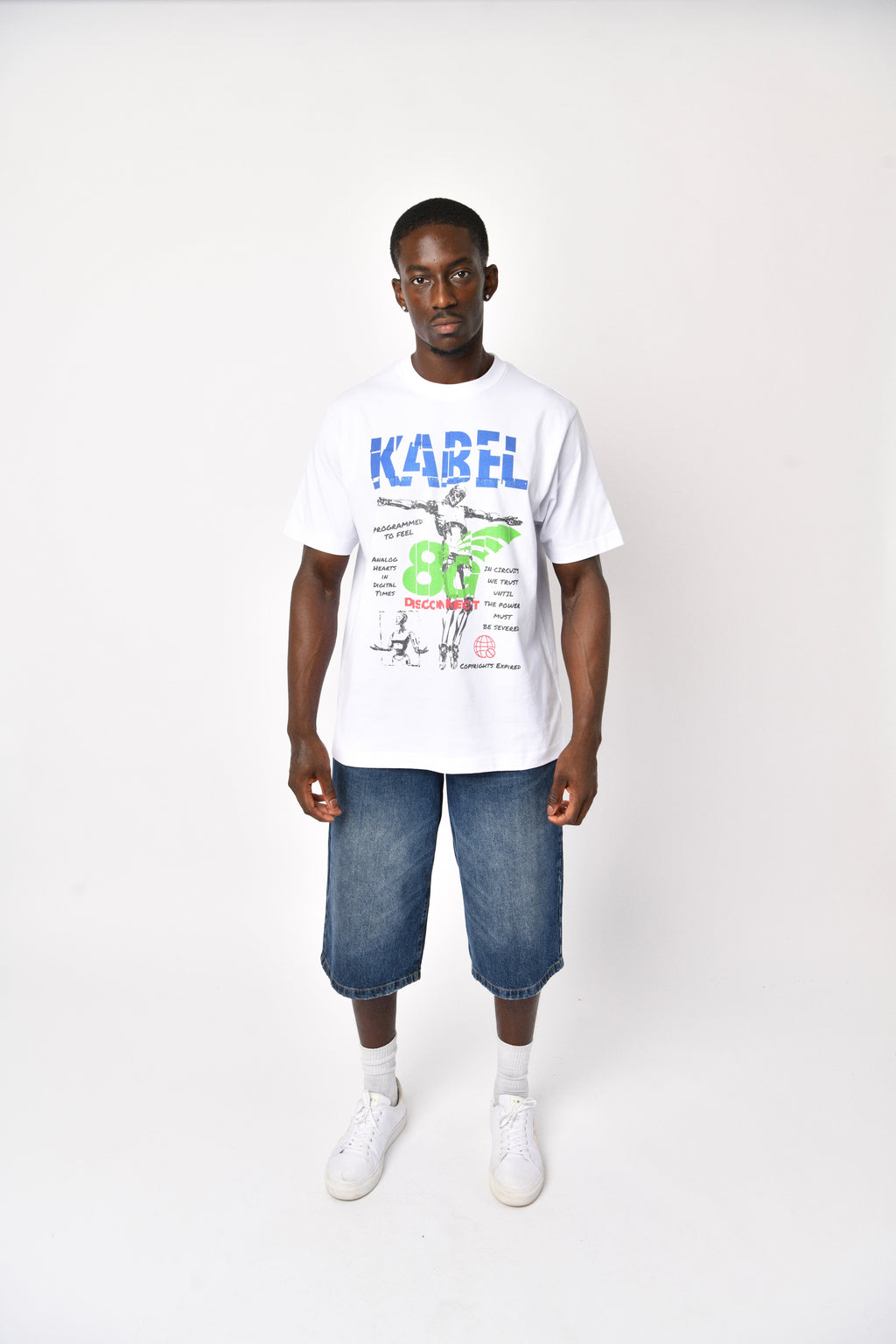 Disconnect White T-Shirt