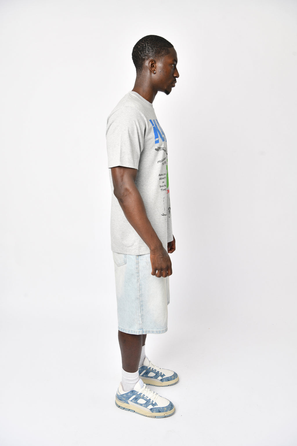 Cielo Blu Grey T-Shirt