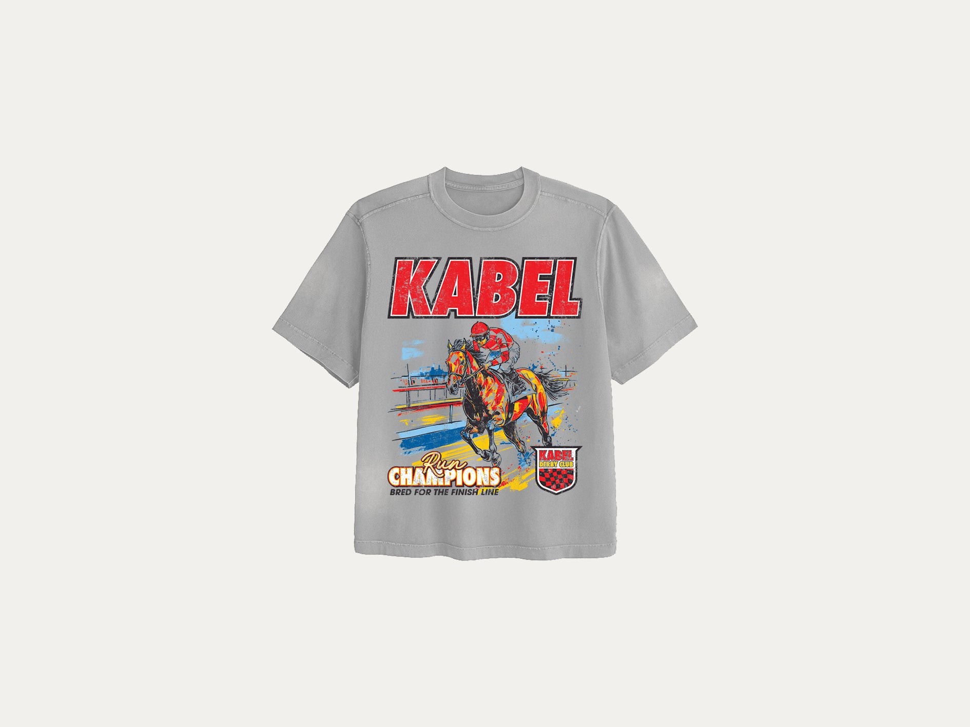 Run Champions Grey T-Shirt